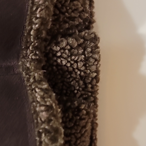 L.L. Bean Womans Vintage Brown Faux Suede Microfiber Vest Size L … - Picture 8 of 9